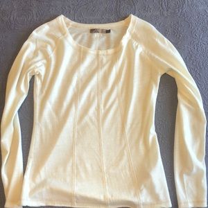 PrAna off white long sleeve shirt!
